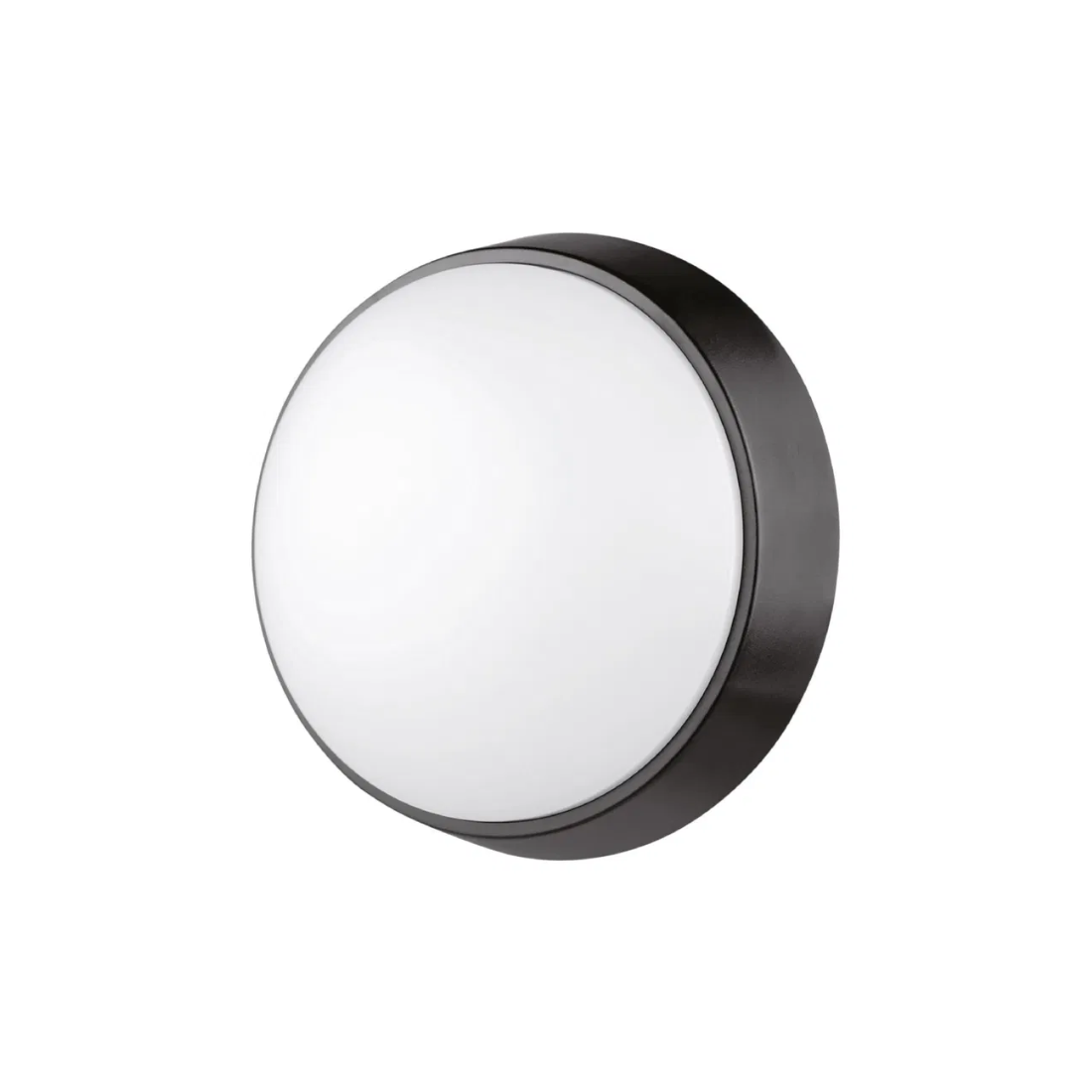 LED Plafond lampe - Sort - Ø215 - IP54 - 4000K